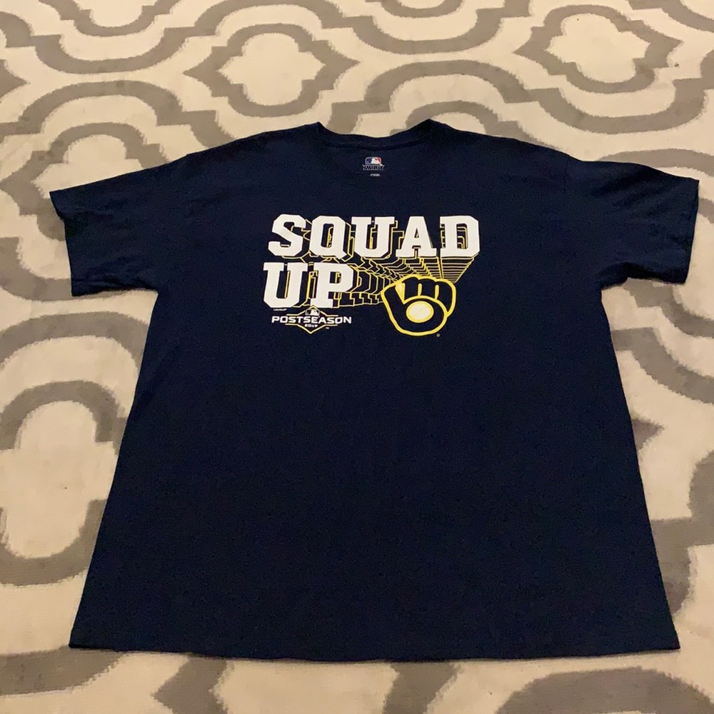 MLB Milwaukee Brewers Squad Up 2019 PostSeason tee